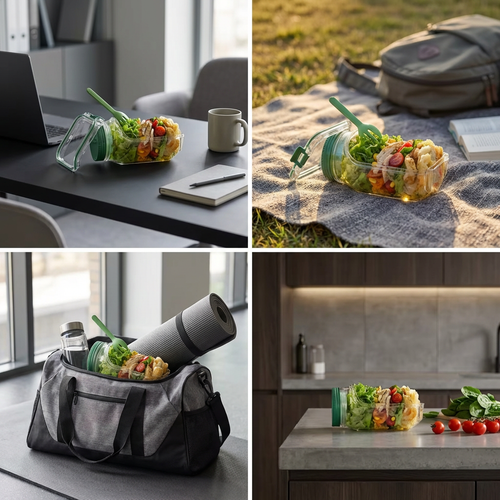 NomPod™ On the Go Salad Jar